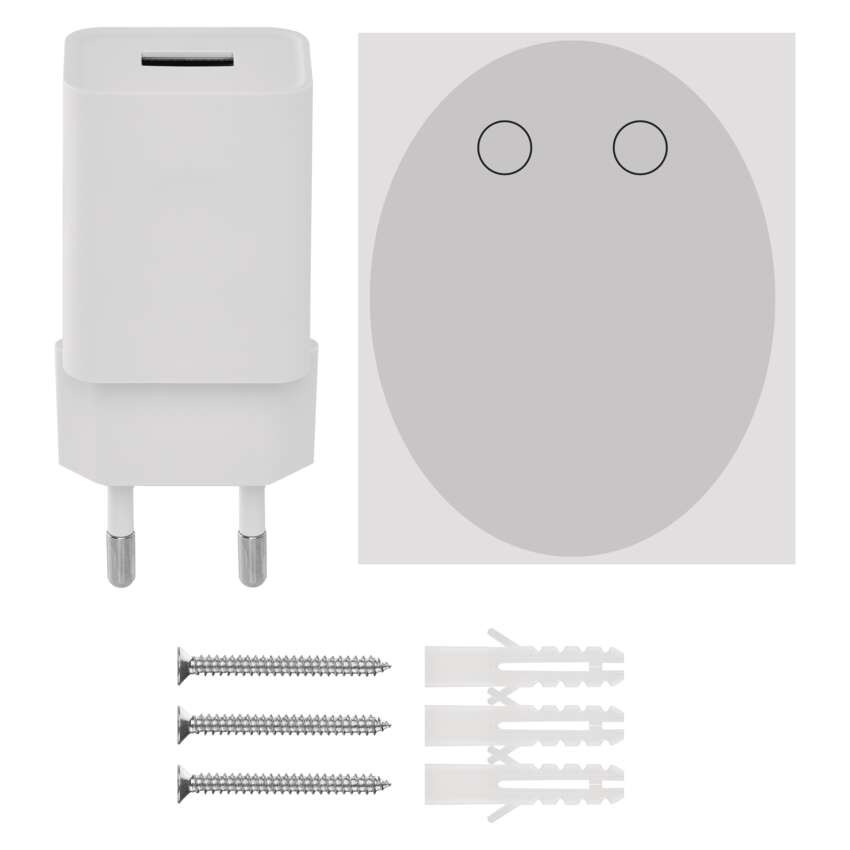 GoSmart Wifis kültéri forgatható kamera IP-800 WASP, fehér