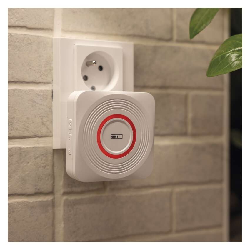 GoSmart Dzwonek bezprzewodowy z WiFi, biały