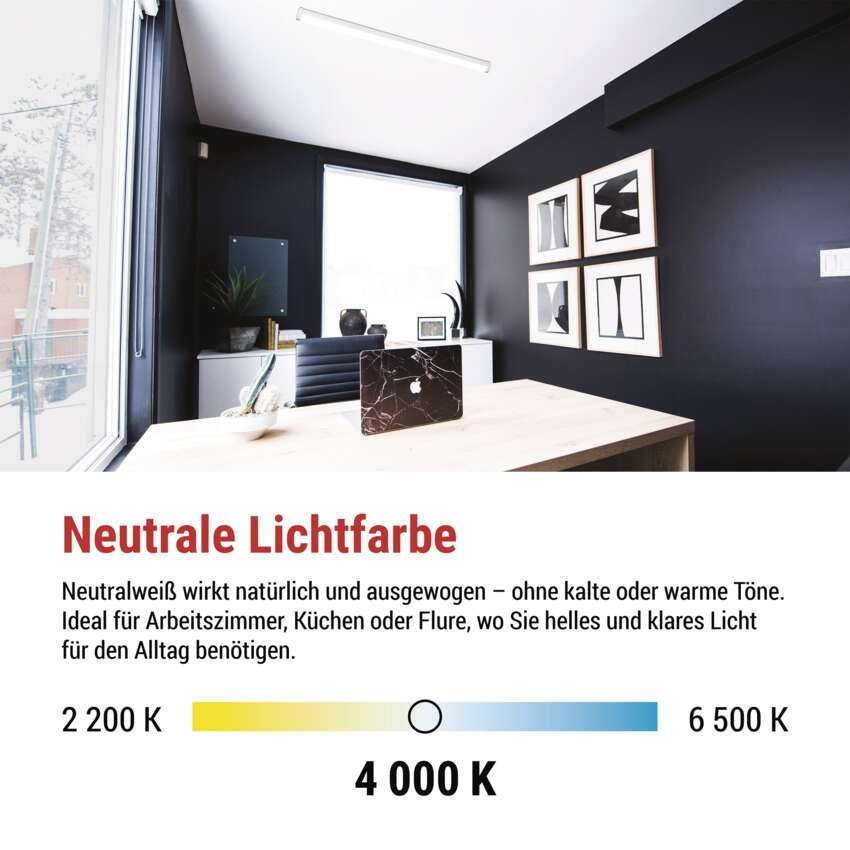 LED-Langfeldleuchte MANO 20W, neutralweiß