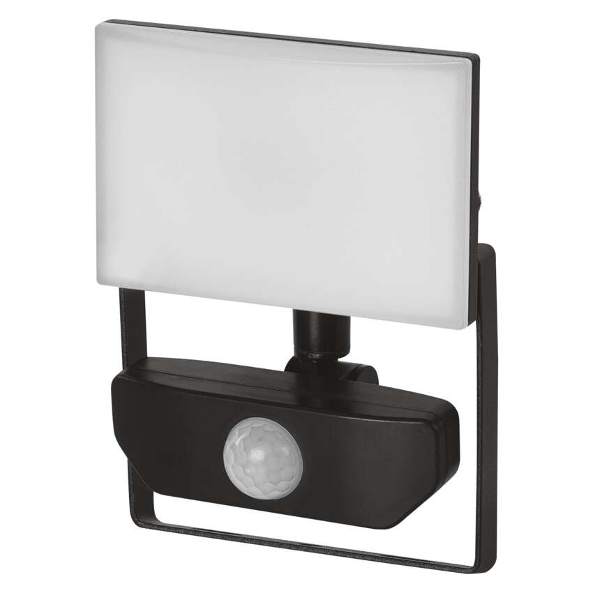 LED prožektors TAMBO ar kustības sensoru, 10 W, 1000 lm, melns