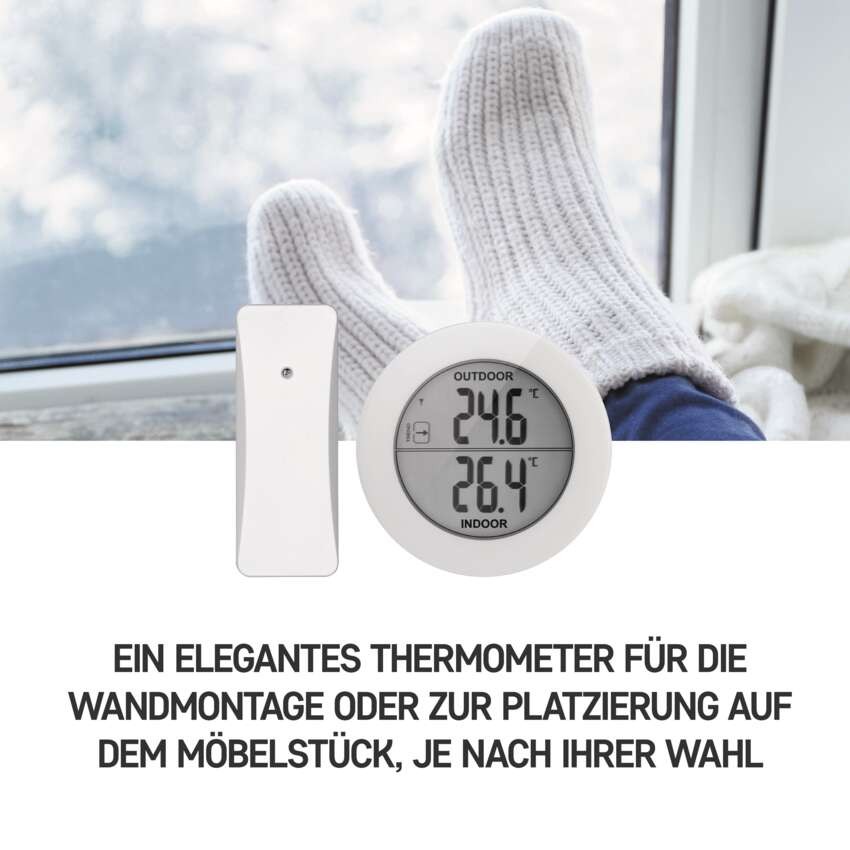 Digitales Thermometer, Funk-Sensor E0129