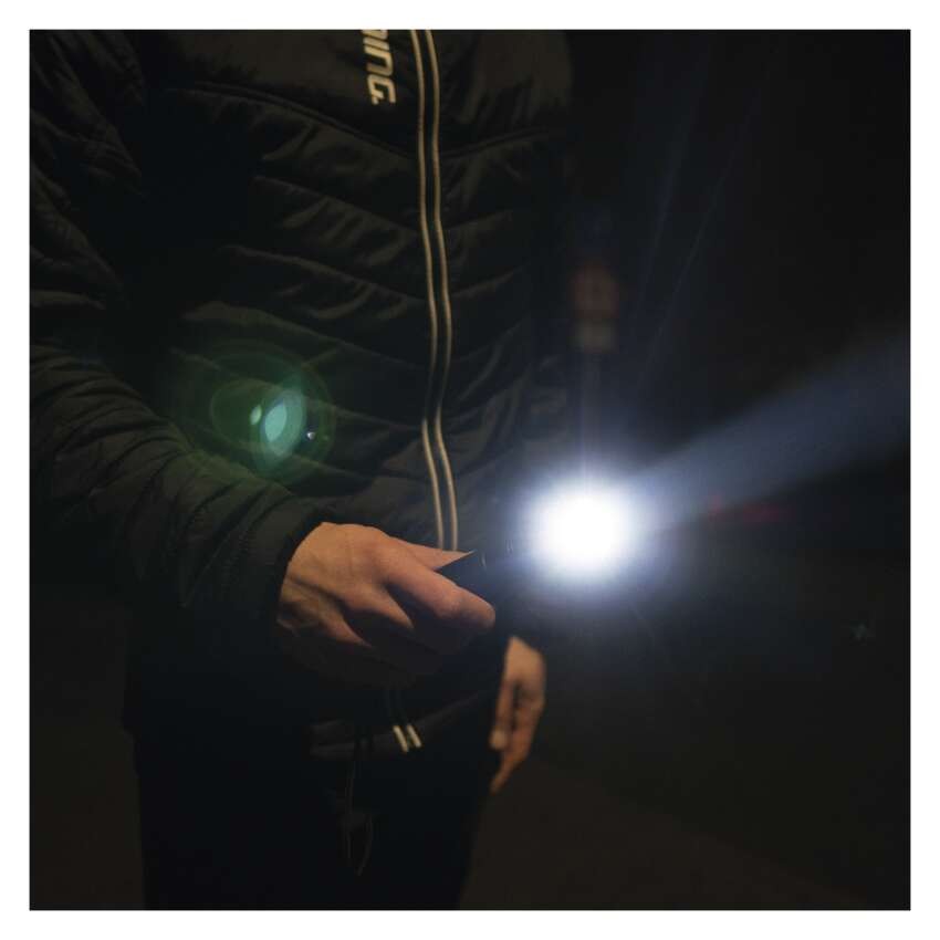 Metalinis LED žibintuvėlis P3114, 330 lm, 3× AAA, FOCUS