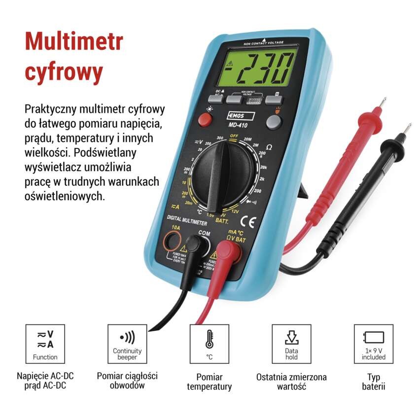 Multimetr MD-410