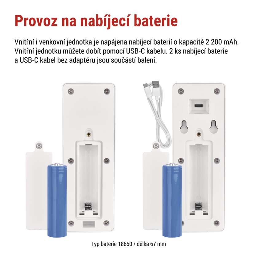 Sada bezdrátového domovního audiotelefonu H1087, 1 účastník 