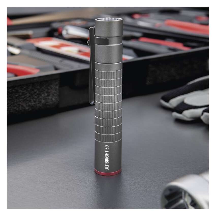 CREE LED kovové svietidlo Ultibright 50, 100lm, 1xAAA