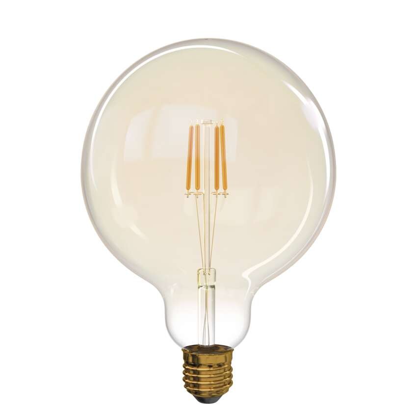 LED izzó Vintage G125 / E27 / 4 W (40 W) / 470 lm / meleg fehér