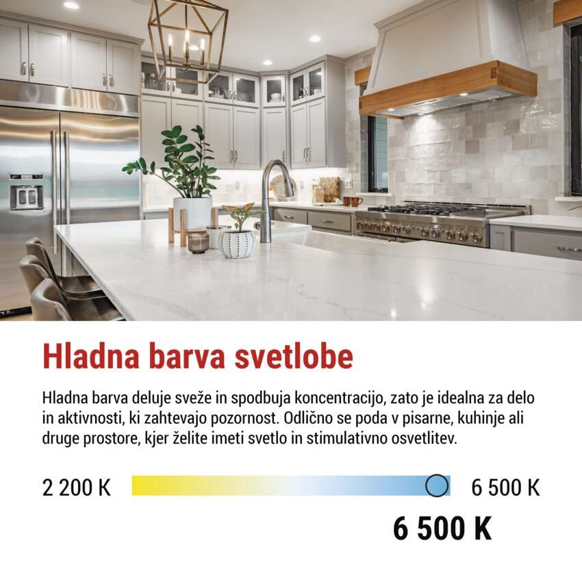 LED žarnica Classic A60 / E27 / 14 W (120 W) / 1901 lm / Hladna bela
