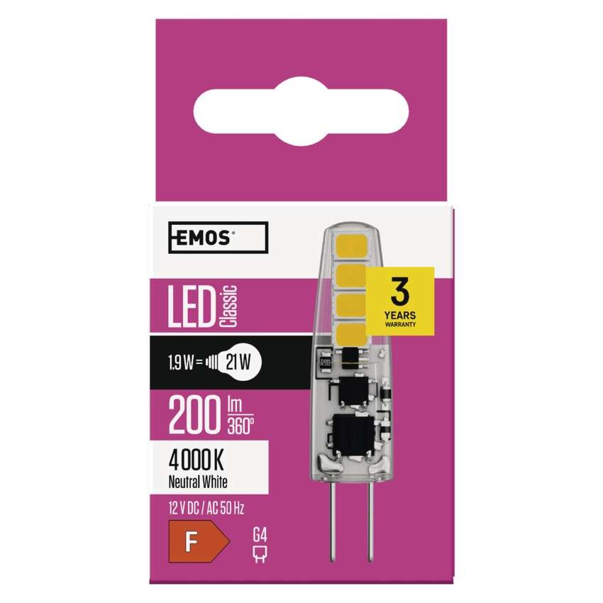 LED Lampe Classic JC / G4 / 1,9 W (21 W) / 200 lm / Neutralweiß