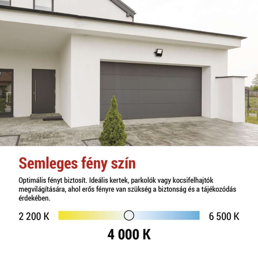 VISIO LED reflektor 30W természetes fehér