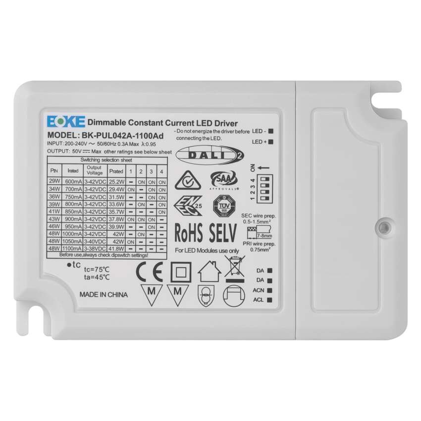 DALI LED žibintų valdiklis CC 1050mA 40 W