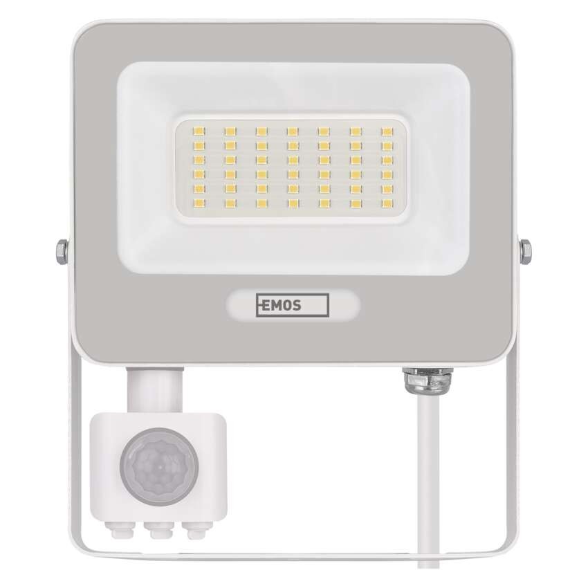GLARO LED-kohtvalgusti liikumisanduriga, 30 W, valge, IP54, 3000 lm, neutraalne valge