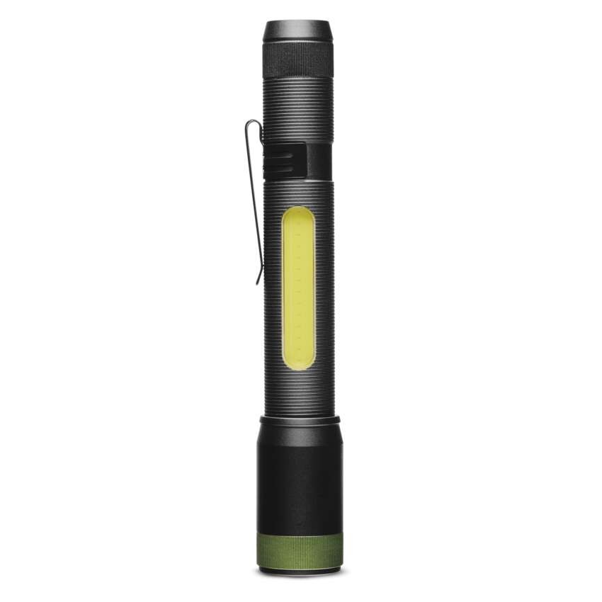 CREE + COB LED ručné svietidlo GP C33, 180 lm, 2× AA, fokus