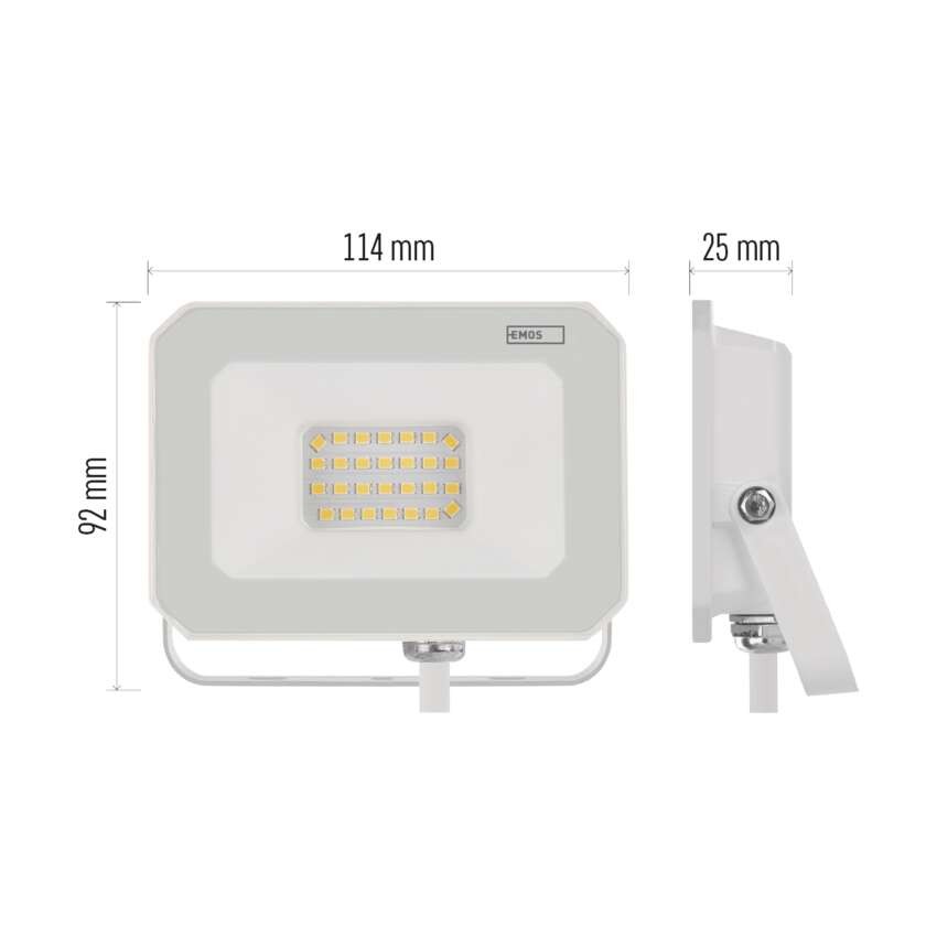LED reflektor SIMPO 20W, weiß, IP65, 2000 lm, neutralweiß