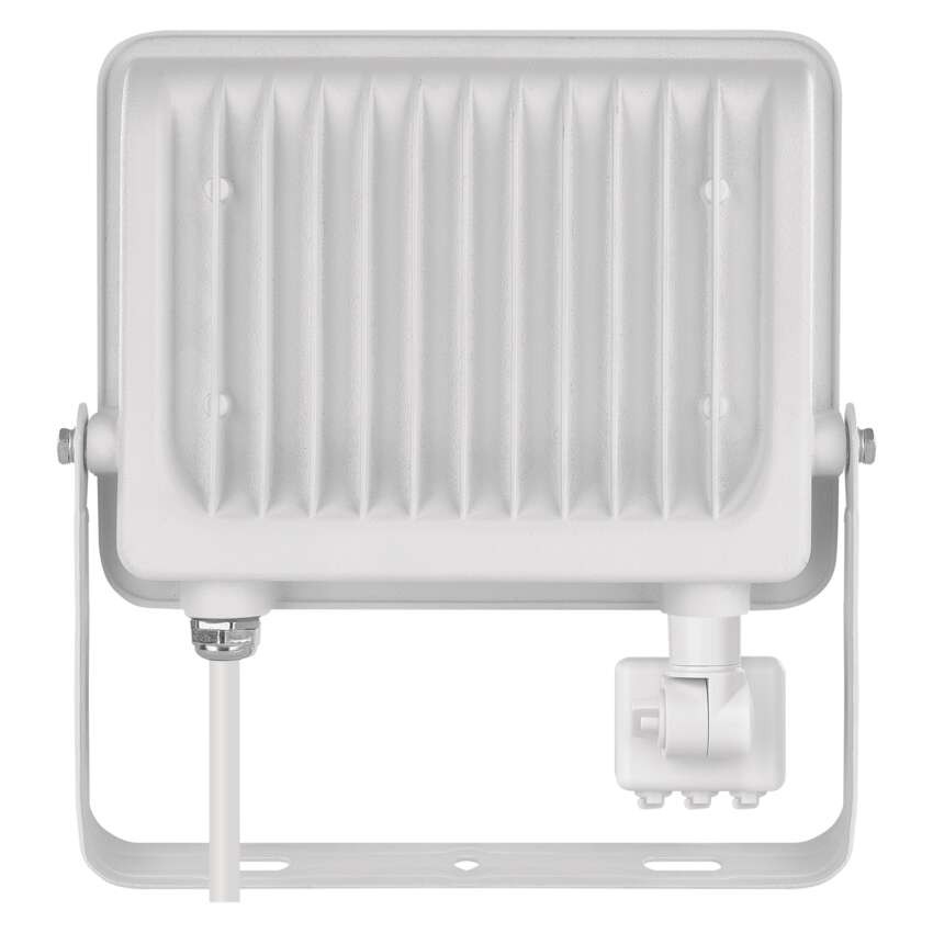 LED reflektor GLARO s pohybovým čidlom, 50 W, biely, IP54, 5000 lm, neutrálna biela
