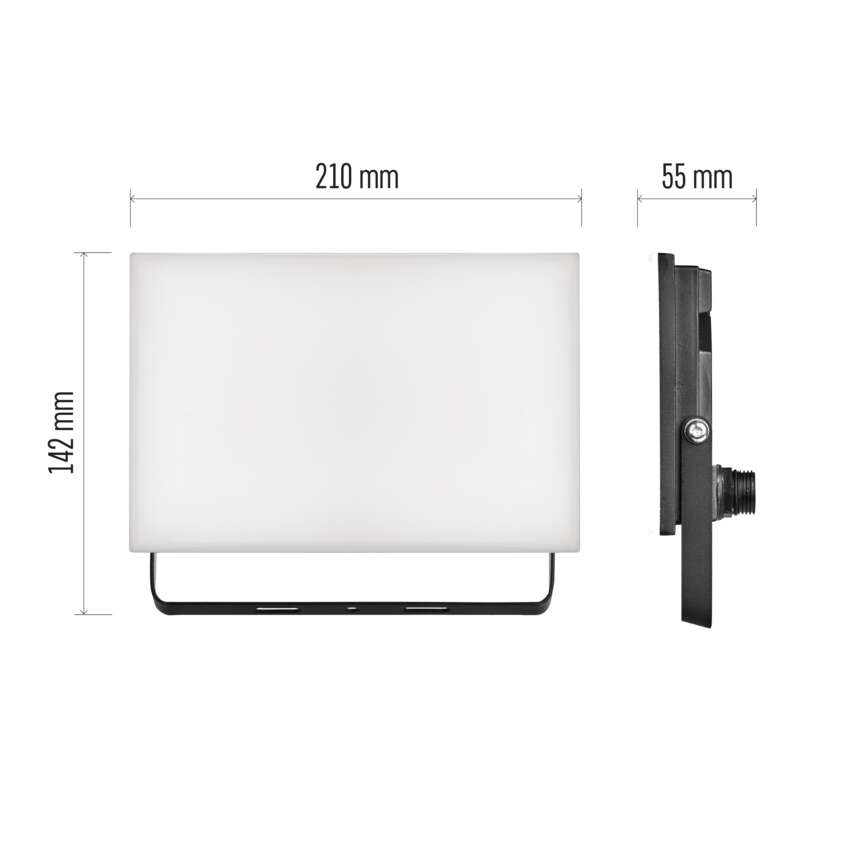 LED-Fluter TAMBO, 50 W, 5000 lm, IP65, schwarz