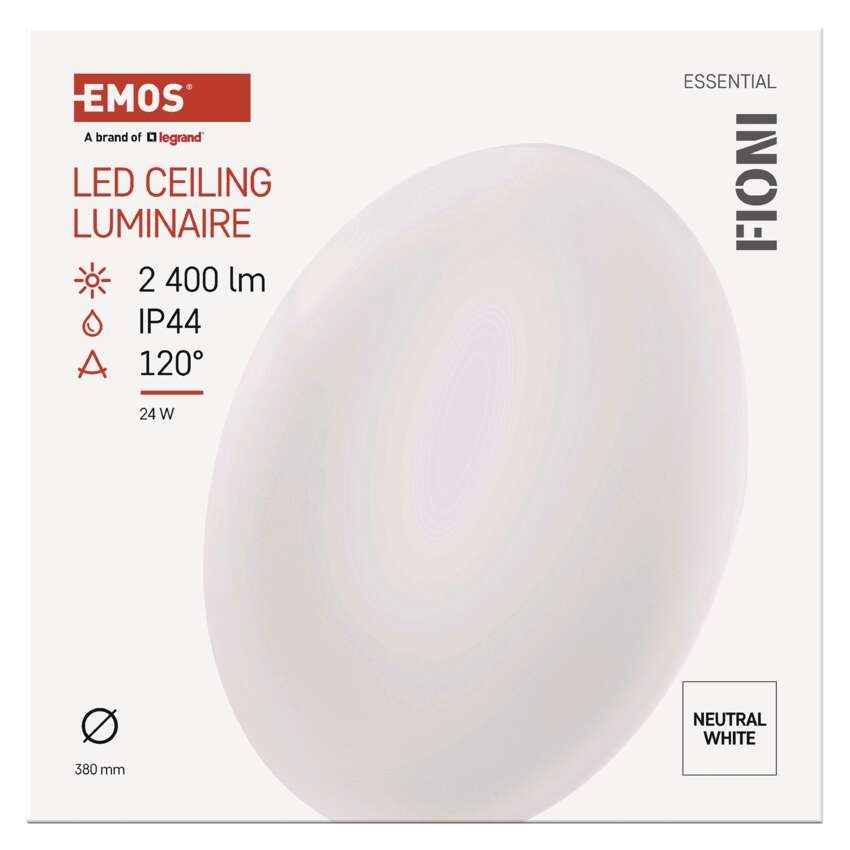 LED Deckenleuchte FIONI, rund, weiss 24W neutralweiss, IP44