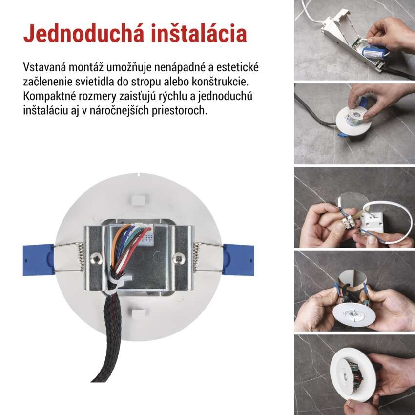 LED Núdzové svietidlo ORSU 2W 300lm 3H