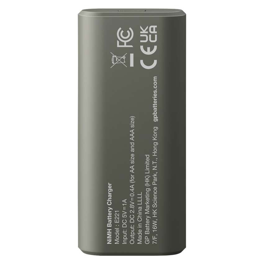 GP nabíjačka batérií Eco E221 + 2AA GP ReCyko 2100