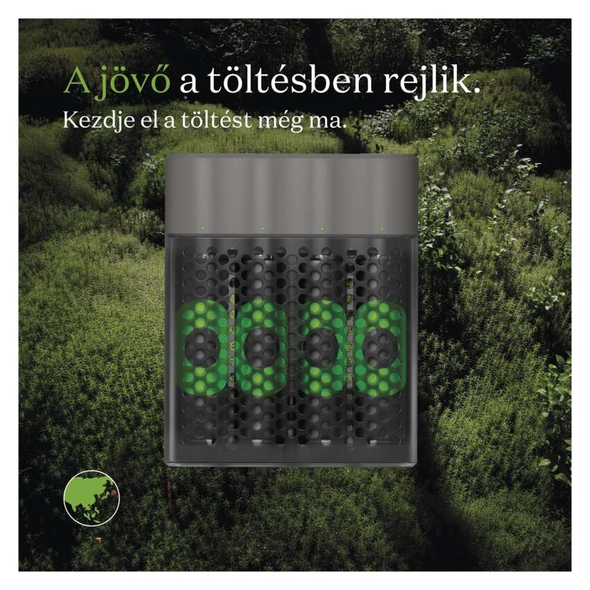 GP Akkumulátor töltő Speed M452 + 4xAA ReCyko 2600mAh