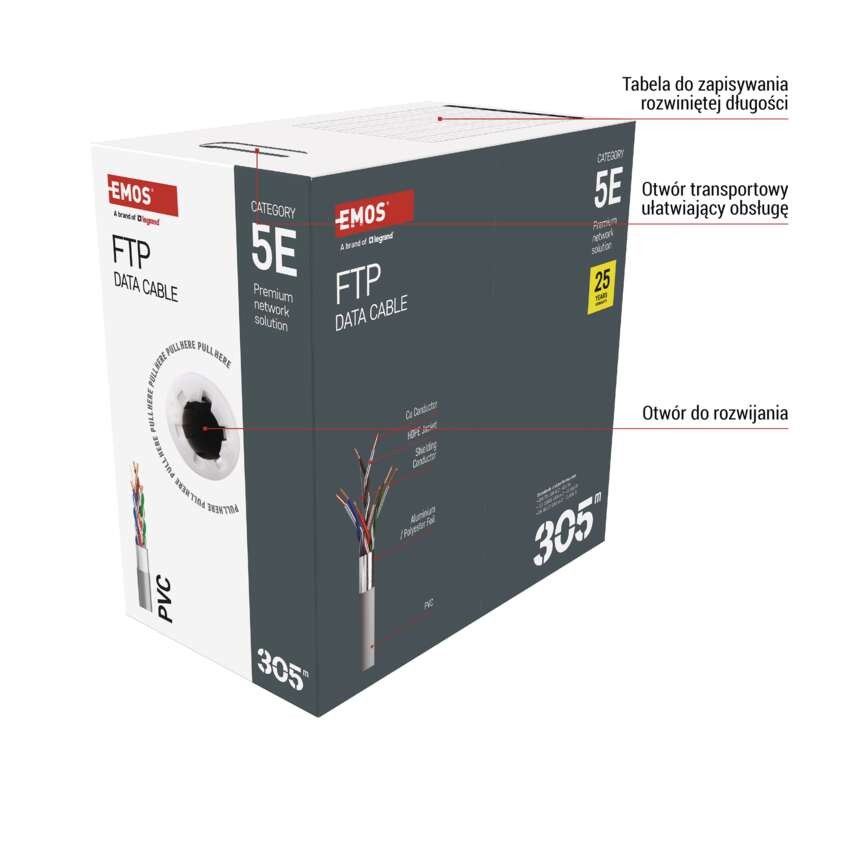 Kabel Ftp Cat5e, 305m