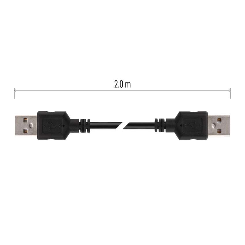 USB Kabel 2.0 A Stecker – A Stecker 2m