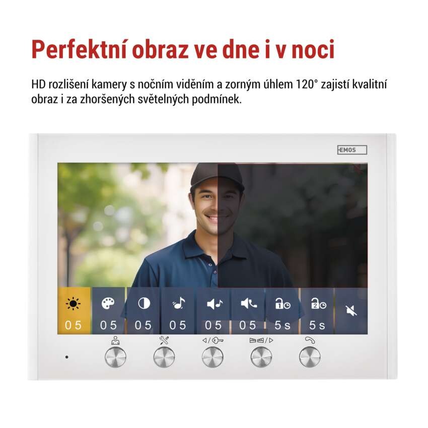 Sada domovního videotelefonu EM-04Z 2WIRE