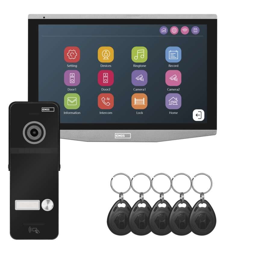 GOSMART VIDEOTELEFON 7" IP-750A SADA