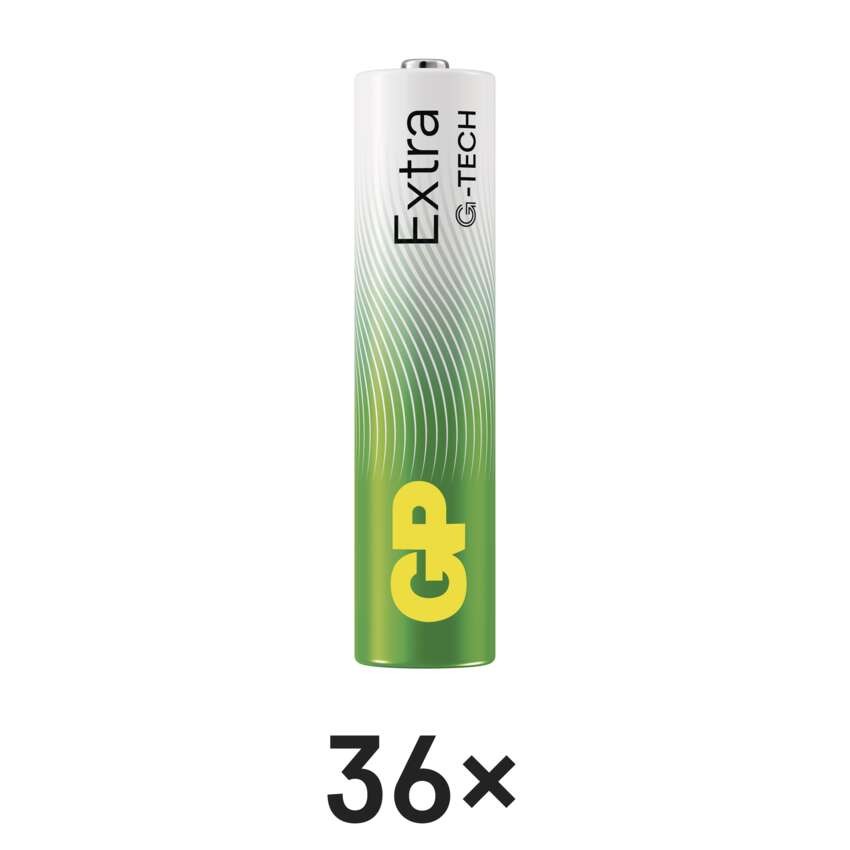GP alkáli elem Extra AAA 36db