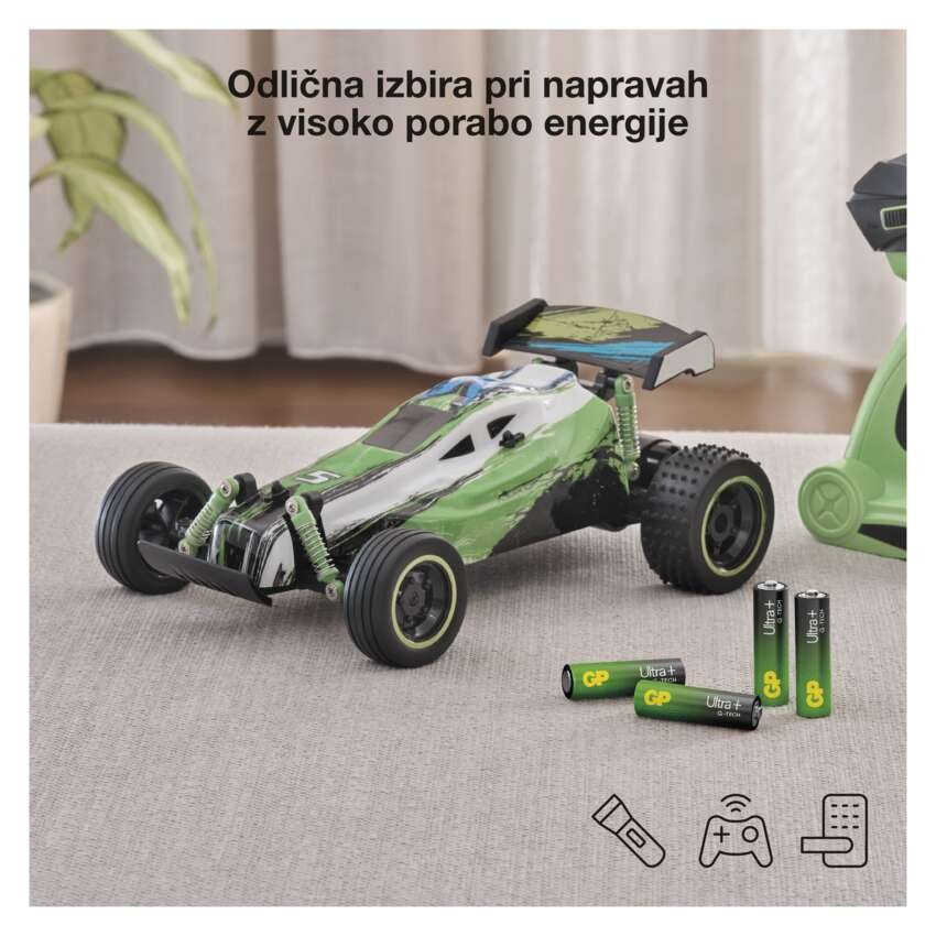 Baterija GP ULTRA PLUS alkalna LR03 AAA 4 kos