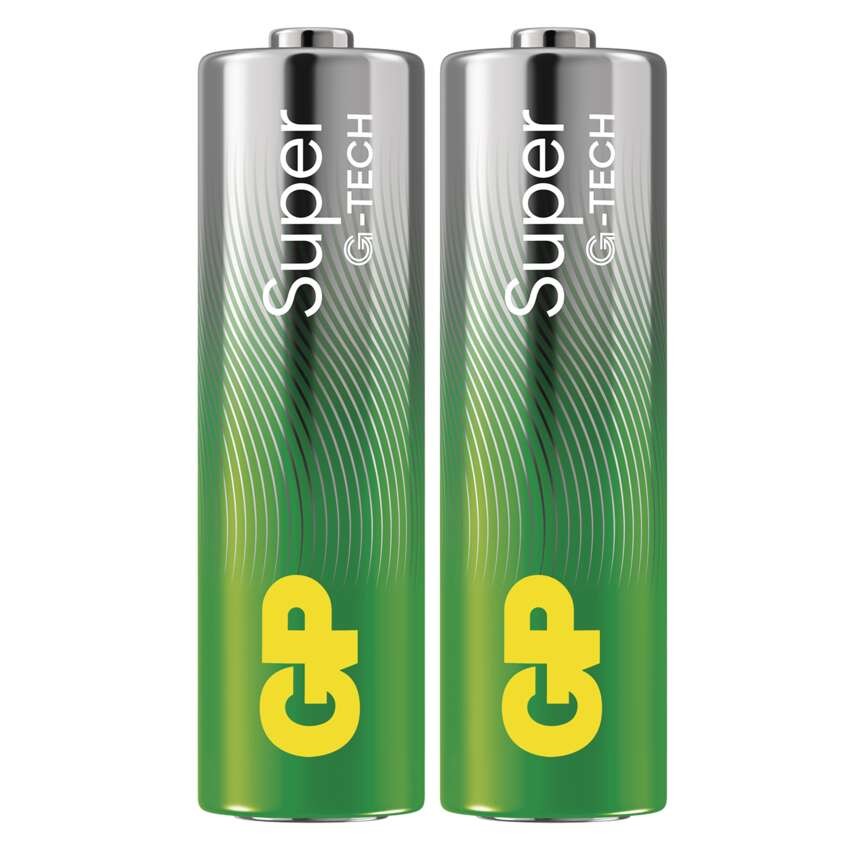 Alkalická batéria GP Super LR6 (AA), 2 ks