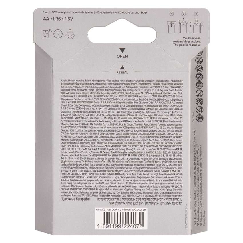 GP Super Alkáli elem AA 10db