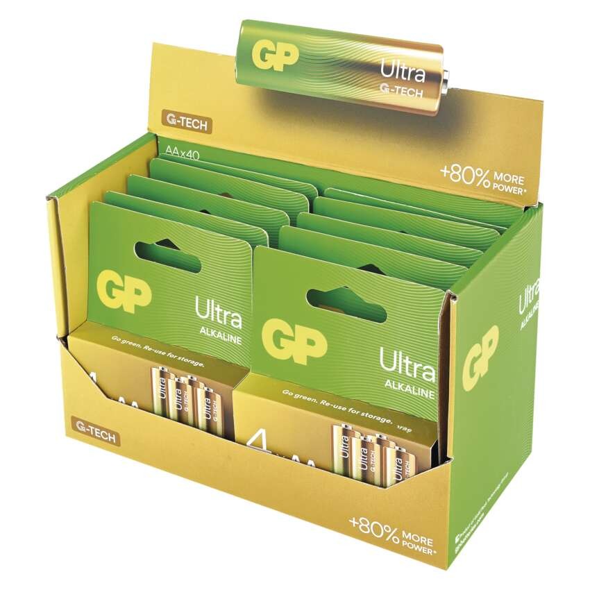 Baterija GP ULTRA alkalna LR6 AA 4 kos