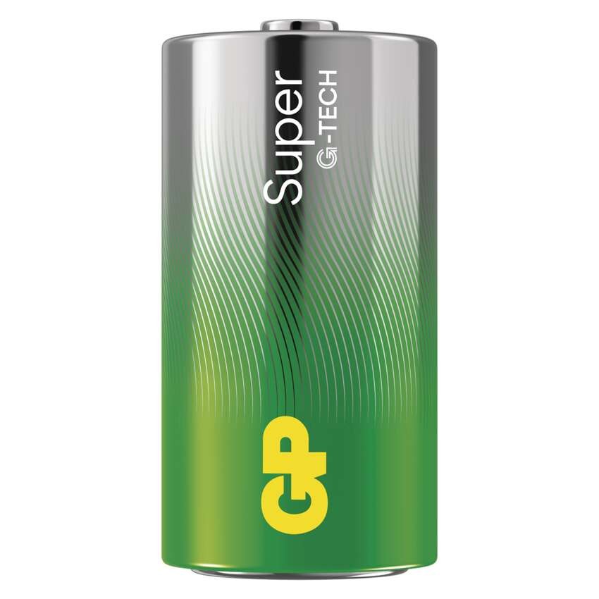 Alkalická baterie GP Super C (LR14), 2 ks