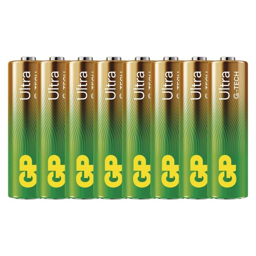 GP Bateria alkaliczna ULTRA AA (LR6) 8PP