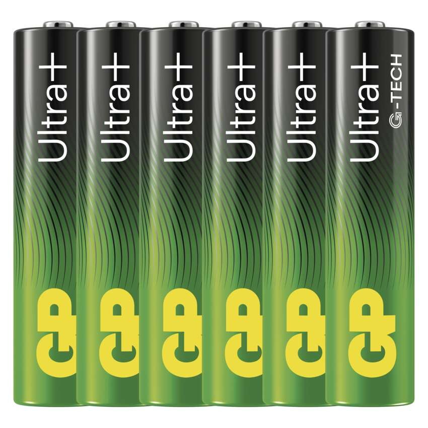 Alkalická baterie GP Ultra Plus AAA (LR03), 6 ks