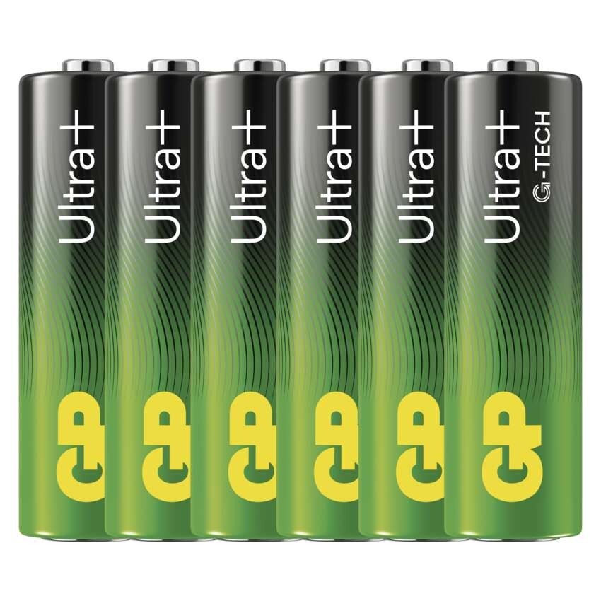 Alkalická baterie GP Ultra Plus AA (LR6), 6 ks