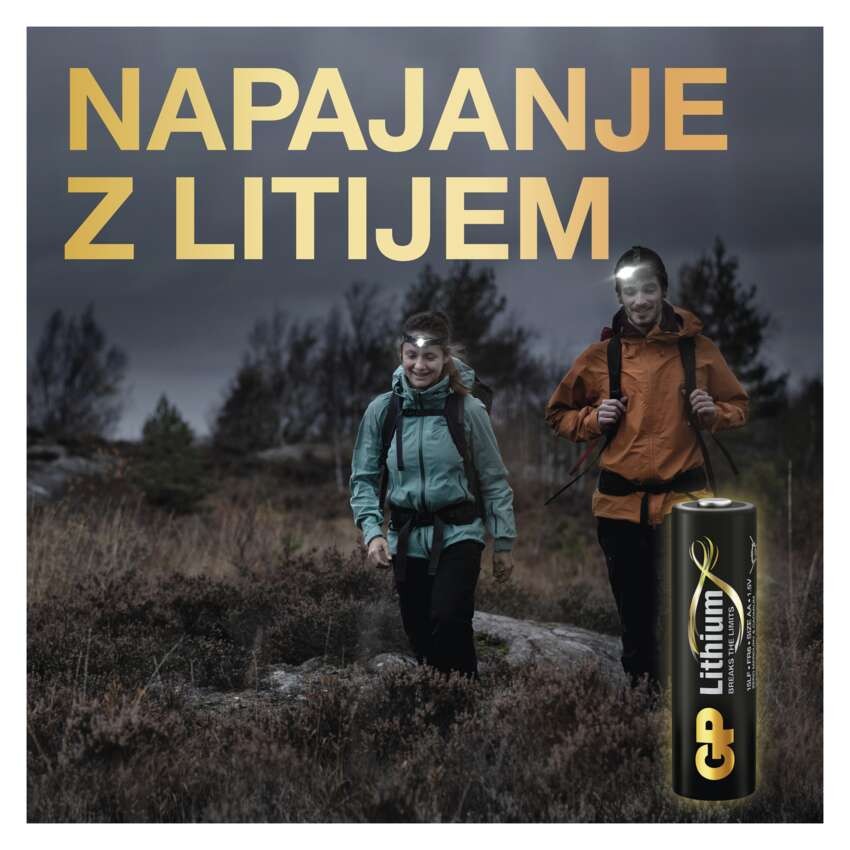 Baterija GP litijeva AA 2 blister