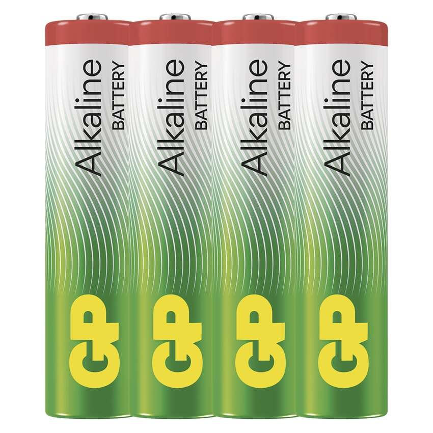 Alkalická baterie GP Alkaline AAA (LR03), 4 ks