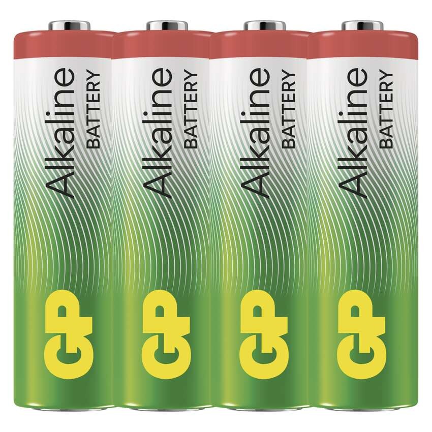 Alkalická baterie GP Alkaline AA (LR6), 4 ks