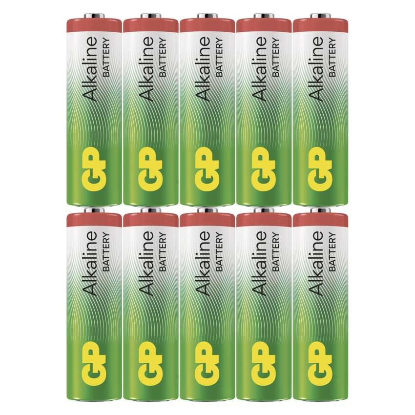 Alkalická batéria GP Alkaline LR6 (AA), 10 ks