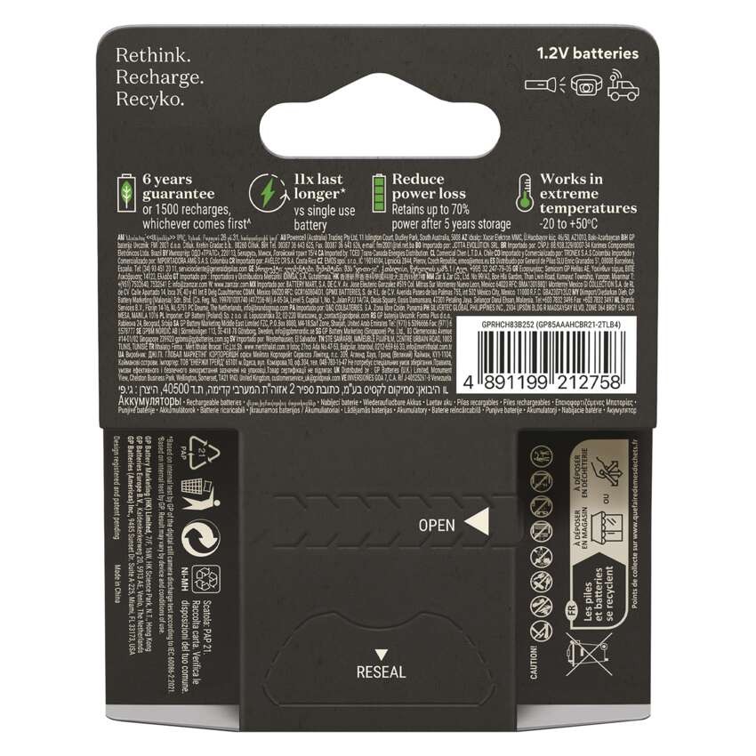 Nabíjacia batéria GP ReCyko Pro Professional (AAA) 4 ks