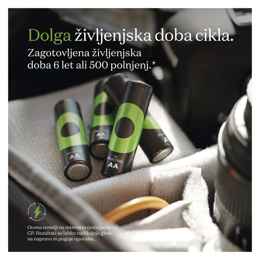 Polnilna baterija GP ReCyko Pro Professional HR6 (AA)