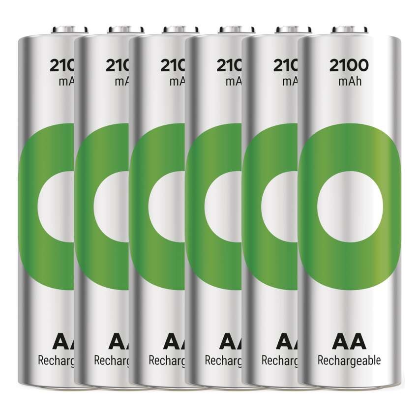 Nabíjecí baterie GP ReCyko 2100 AA (HR6), 6 ks