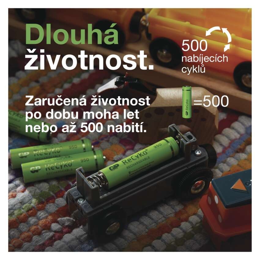 Nabíjecí baterie GP ReCyko 3000 C (HR14), 2 ks