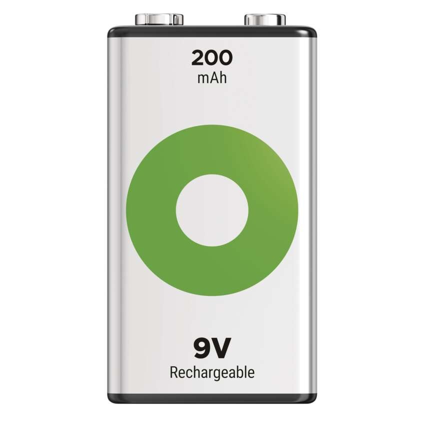 Nabíjecí baterie GP ReCyko 200 (9V), 1 ks