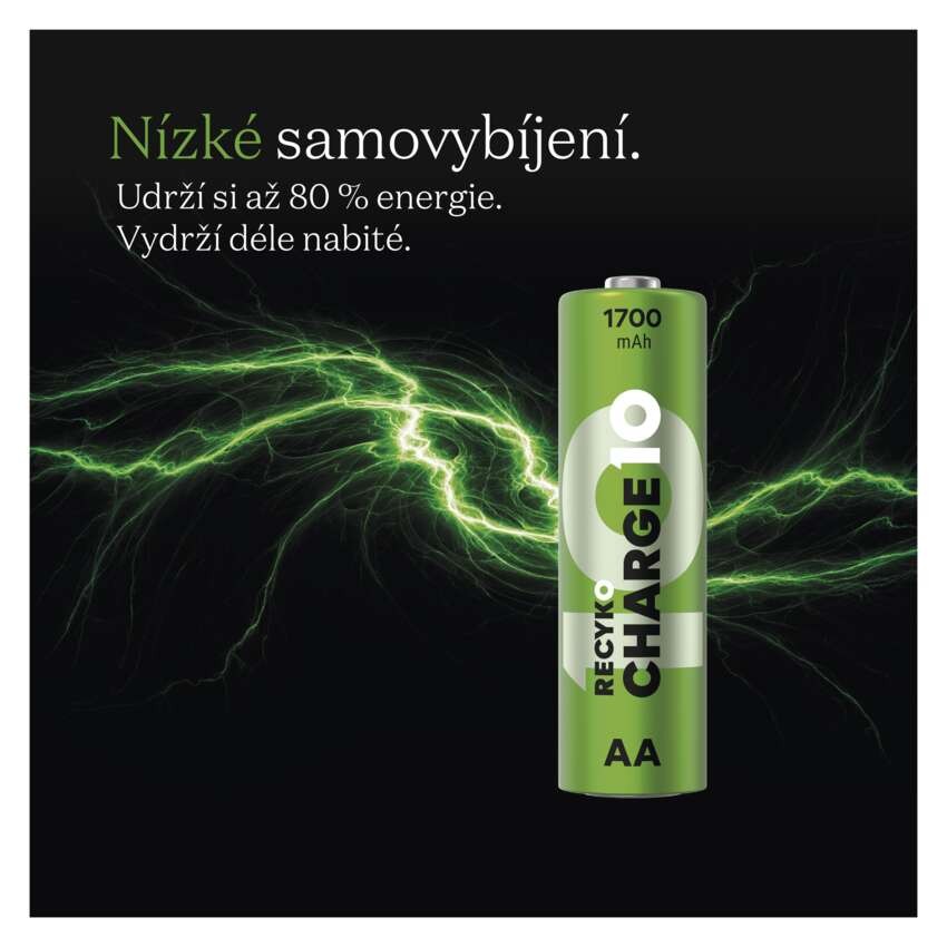 Nabíjecí baterie GP ReCyko Charge 10 AA (HR6), 4 ks