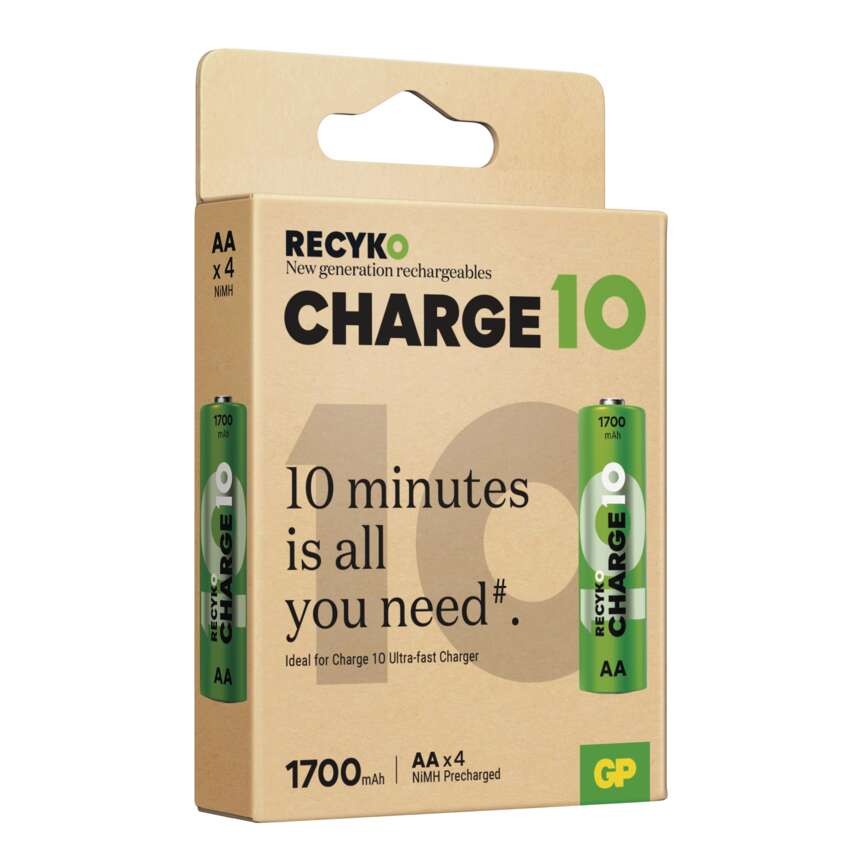 Nabíjecí baterie GP ReCyko Charge 10 AA (HR6), 4 ks