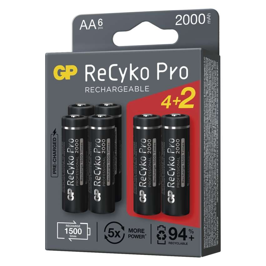 Polnilna baterija GP ReCyko Pro Professional HR6 (AA)