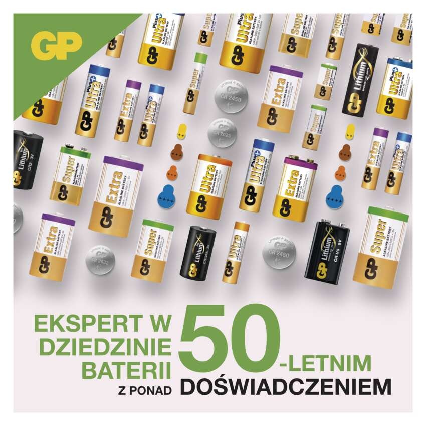 GP Bateria alkaliczna guzikowa A76F (LR44) 2 szt.