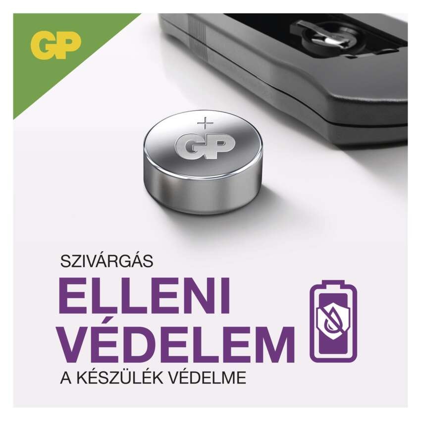 GP Ultra Plus Alkáli gombelem LR44 (A76F) 5db/bliszter